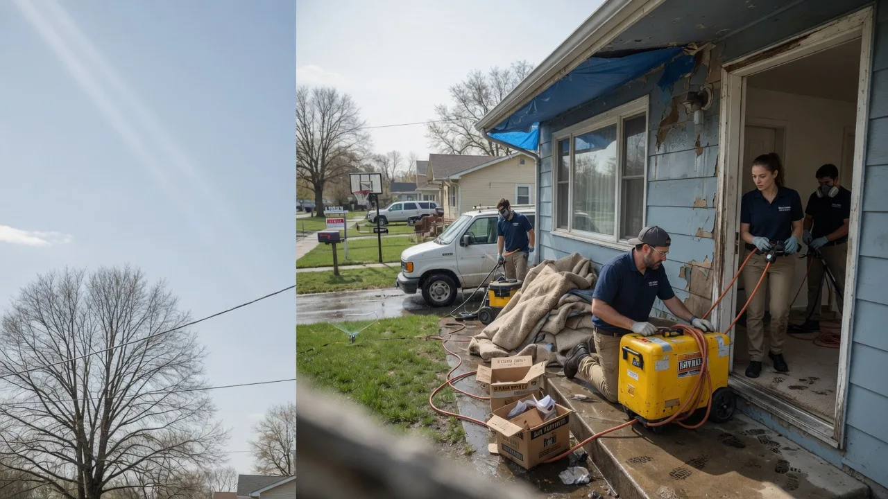 Basement Flood Cleanup in Union City, OK near me